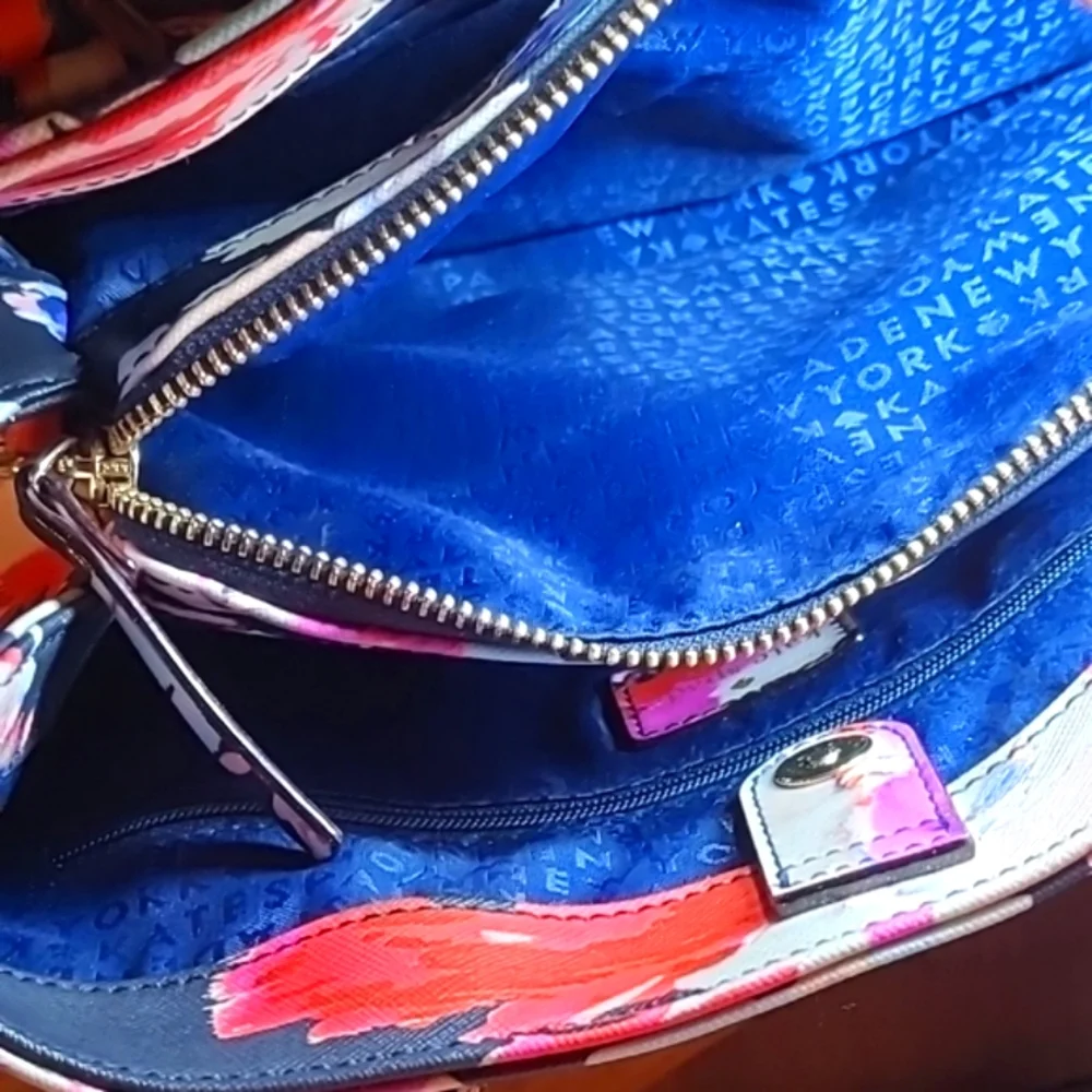 Kate Spade Watercolor Purse, Like New!